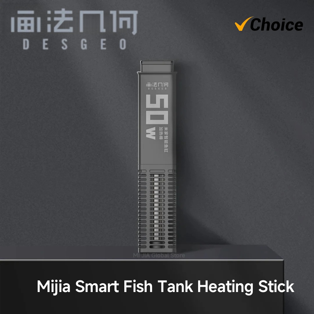 Fish Tank Heater - MIJIA DESGEO 50W スマート水槽用ヒーター - アプリで操作可能、インテリジェントな一定温度制御、魚槽用の精密な温度調節機能