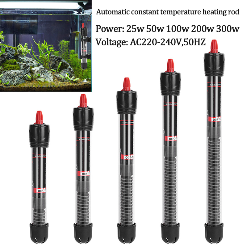 Fish Tank Heater - AC220-240V、50HZ AT700 水槽サーモスタット自動恒温加熱ロッド 25 ワット 50