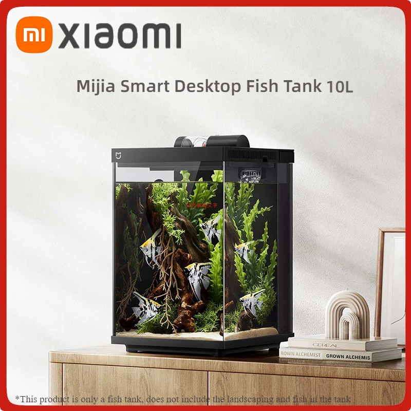 Xiaomi Aquarium Fish Tank - XIAOMI MIJIAスマートデスクトップ水槽 10L アプリ経由遠隔給餌 プロ仕様ろ過システム Mi