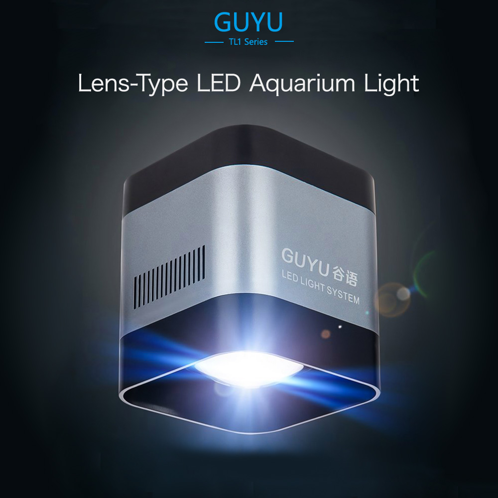 Aquarium Light - GUYU WRGBフルスペクトラム水槽用LEDライト 4700K 太陽光シミュレーション 高CRI 92