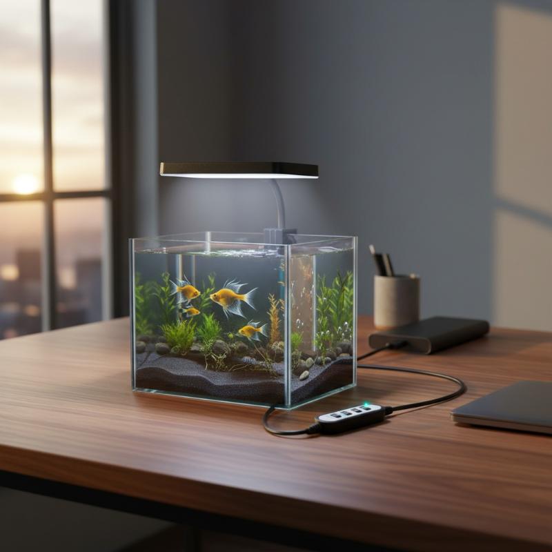 LED防水水槽ライト 360度調整可能角度 タイマー付きサイ - Aquarium Light のレビューと価格
