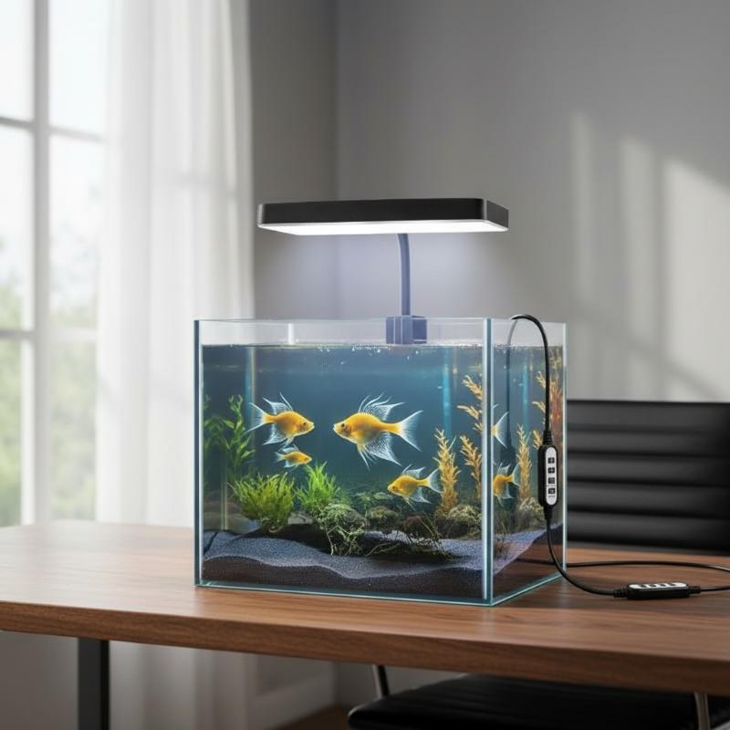 LED防水水槽ライト 360度調整可能角度 タイマー付きサイ - Aquarium Light のレビューと価格