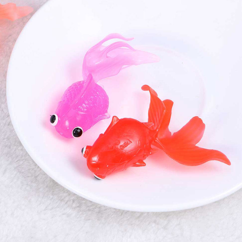 30個入り 人工金魚 模造品 高品質TPR素材 水槽装飾品  - Aquarium Decor のレビューと価格