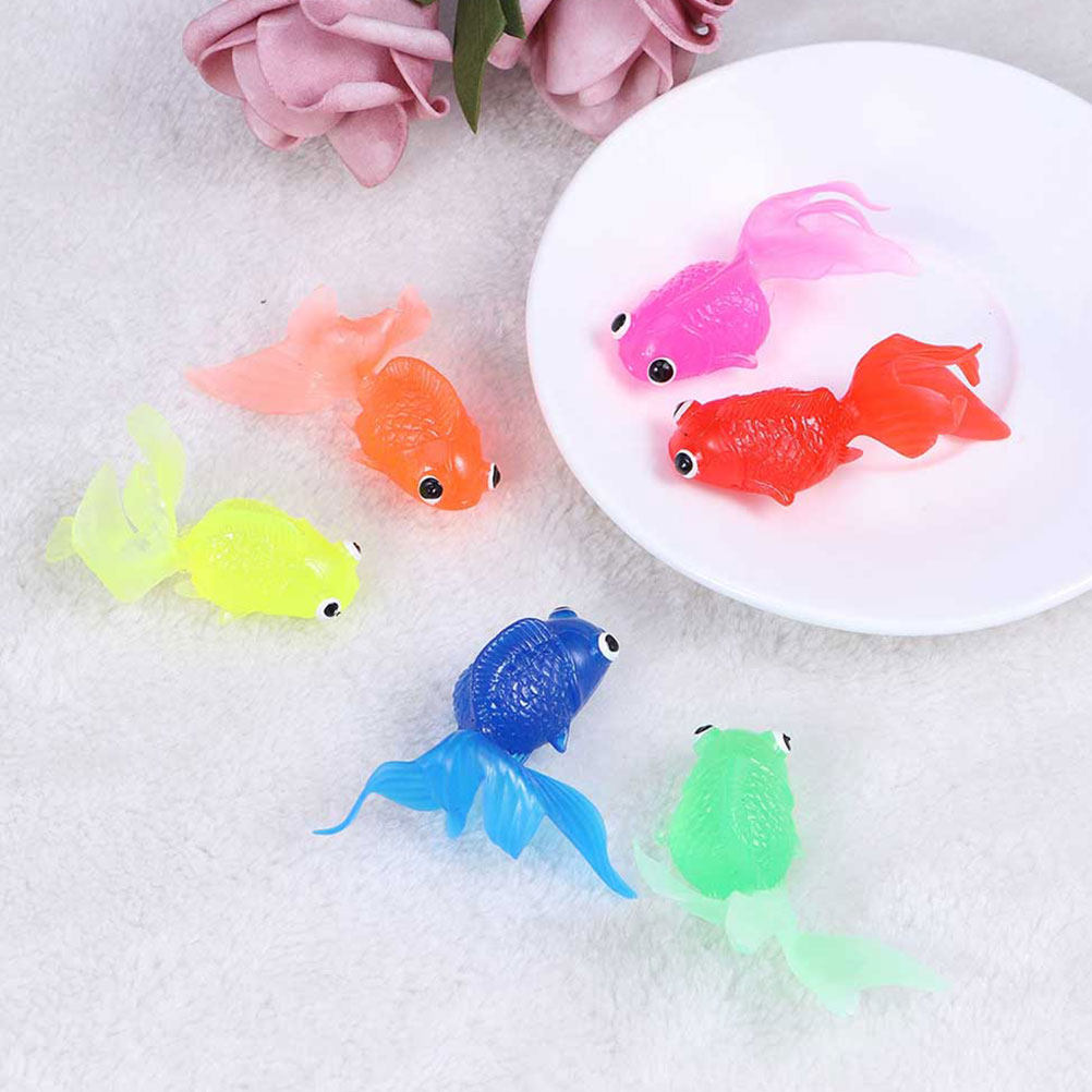 30個入り 人工金魚 模造品 高品質TPR素材 水槽装飾品  - Aquarium Decor のレビューと価格