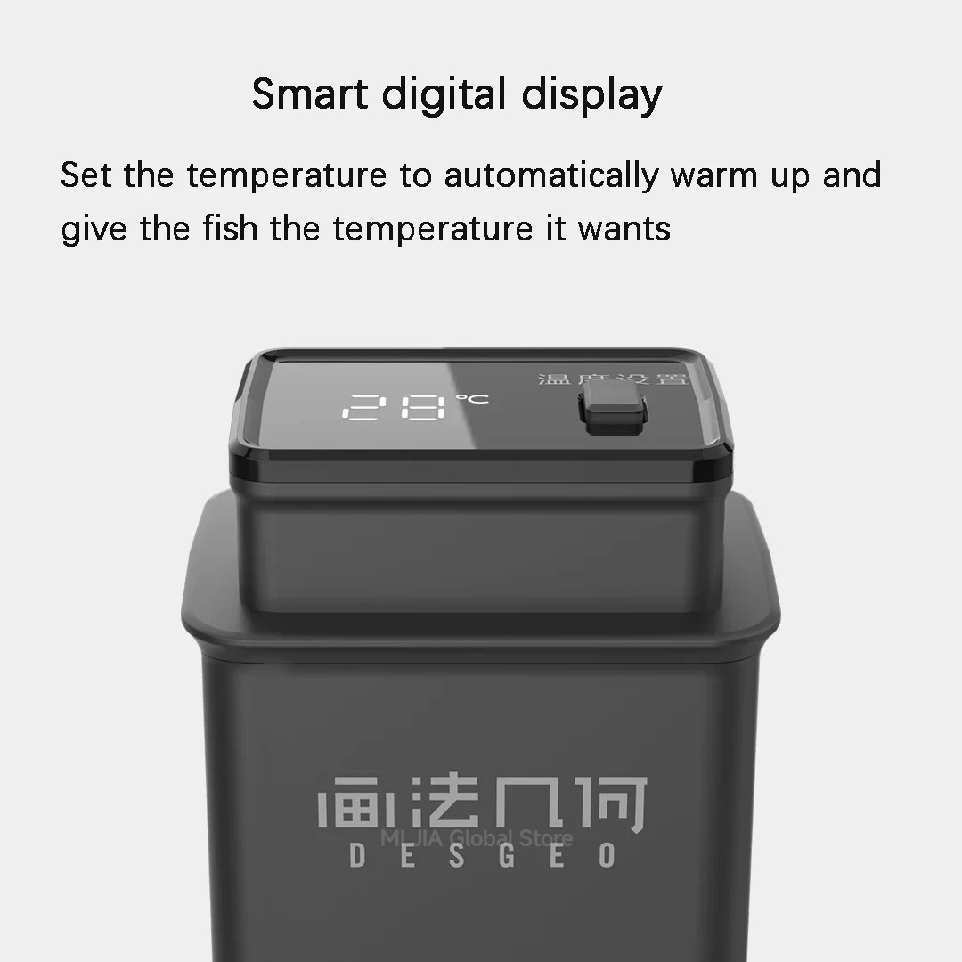 MIJIA DESGEO 50W スマート水槽用ヒーター - - Fish Tank Heater のレビューと価格