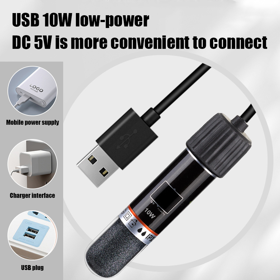 USBミニ水槽用ヒーター 小型水槽用 26 ° C 恒温水槽 - Fish Tank Heater のレビューと価格