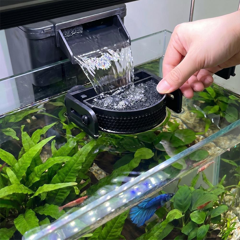    プレミアム水槽フィルターバッフル（吸盤付き）、水槽フ - Betta Fish Tank のレビューと価格