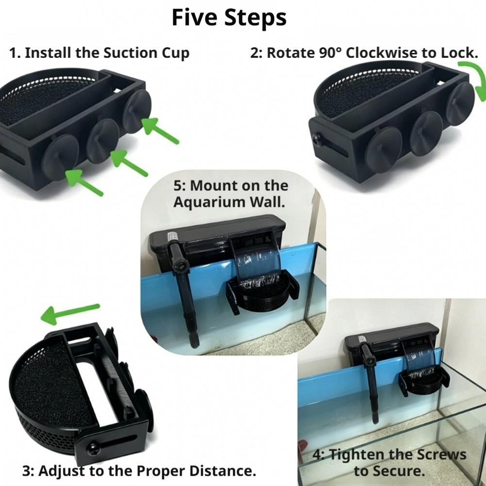    プレミアム水槽フィルターバッフル（吸盤付き）、水槽フ - Betta Fish Tank のレビューと価格