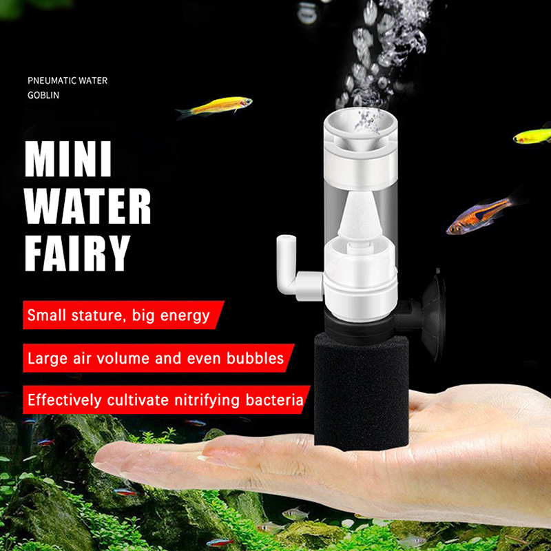 ♬ 空気駆動式水槽スポンジフィルター、超静音動作と効率的な生 - Betta Fish Tank のレビューと価格