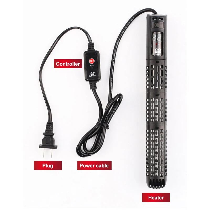 水槽用潜水ヒーター 魚タンク用クォーツガラス LCDディスプ - Fish Tank Heater のレビューと価格