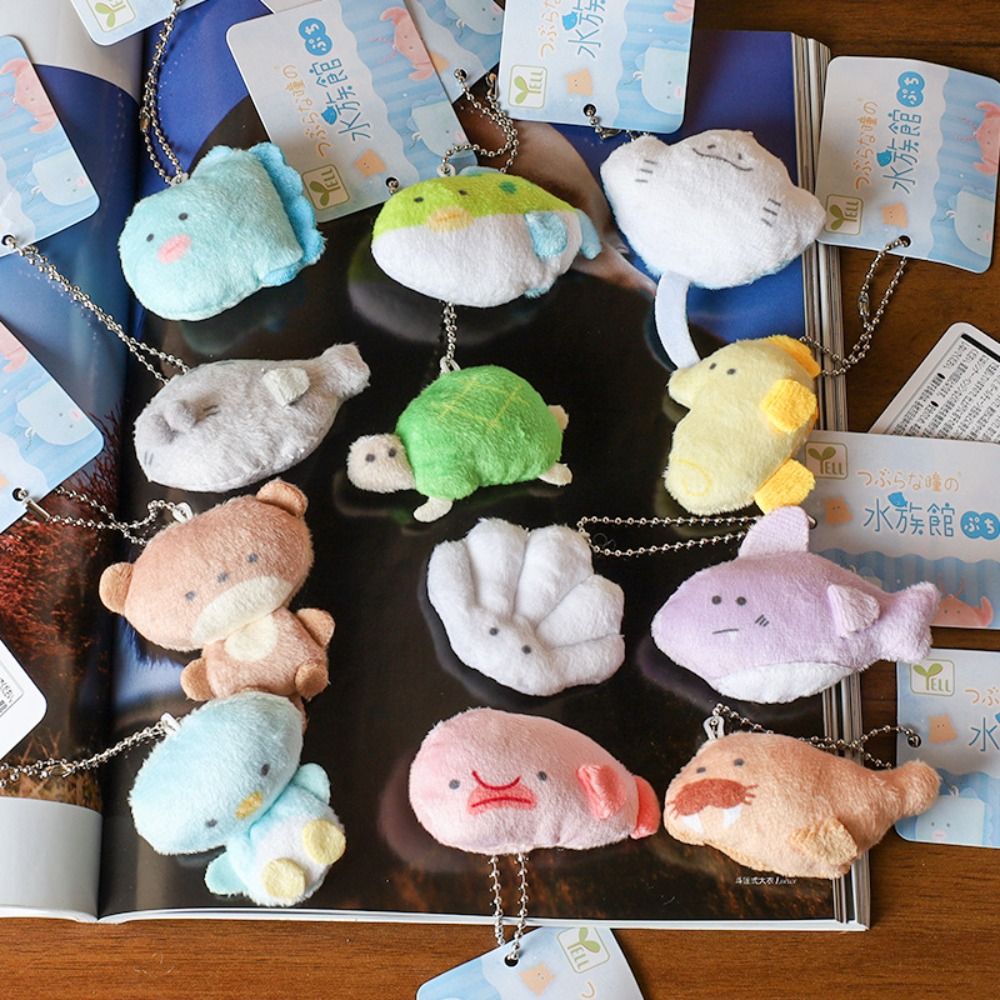 セイウチのキャラクターが描かれた水族館風のぬいぐるみ、ペンダ - Aquarium Fish Keeping のレビューと価格
