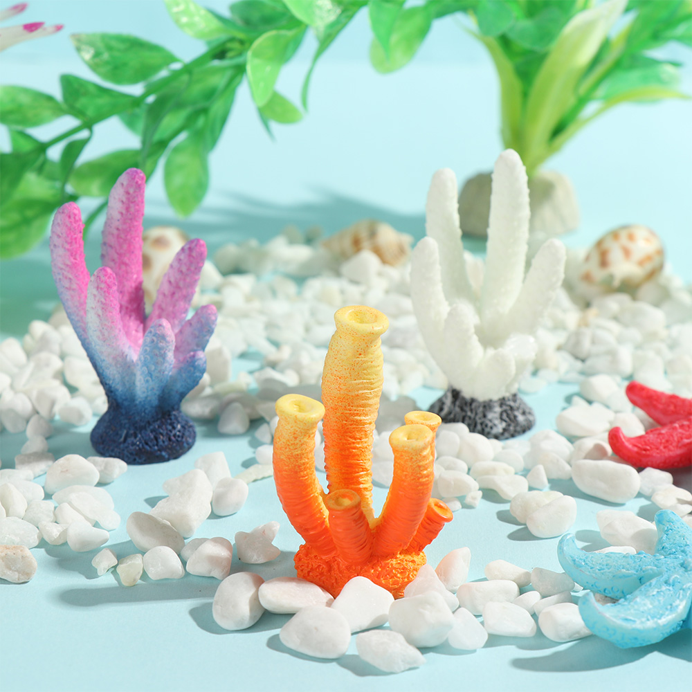 樹脂製の人工水族館の装飾,魚,魚,魚,葉,岩,水族館の装飾, - Fish Tank Gravel のレビューと価格