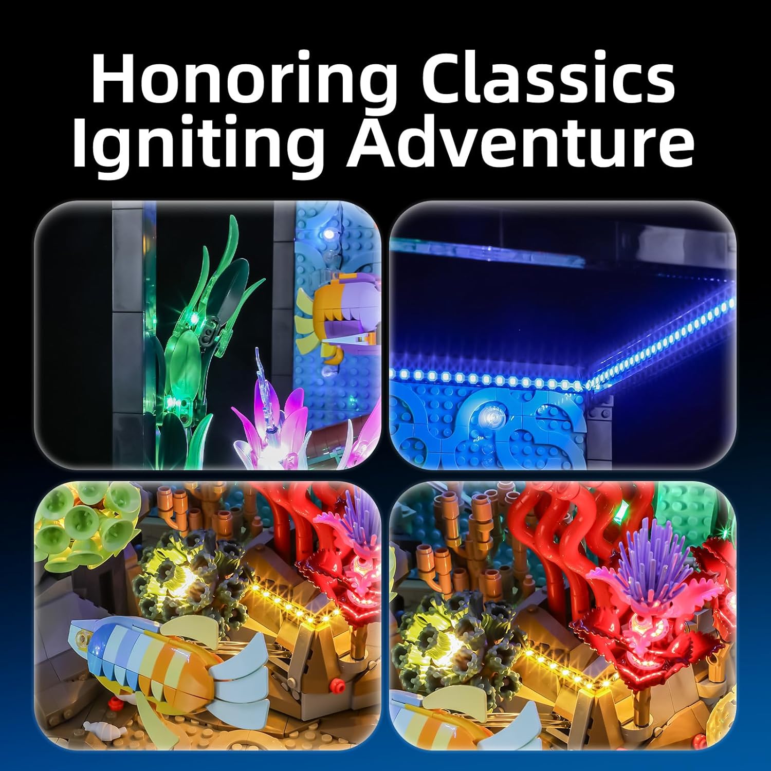 Hprosper LED ライト レゴ 10366 アイコン - Aquarium Light のレビューと価格