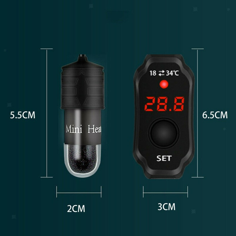 ミニ水族館の水槽ヒーター USB アダプタ加熱ロッド水中サー - Fish Tank Heater のレビューと価格