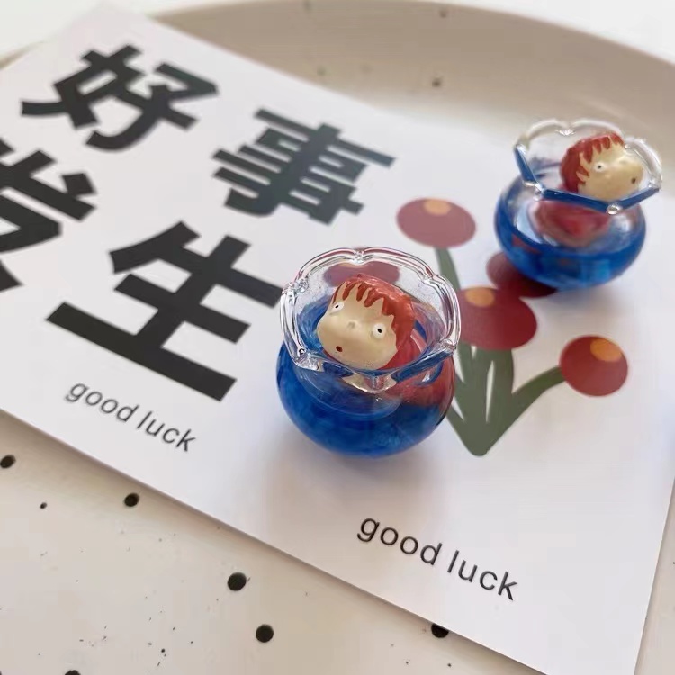 スタジオジブリ水槽冷蔵庫マグネットかわいいアニメ冷蔵庫マグネ - Aquarium Decor のレビューと価格