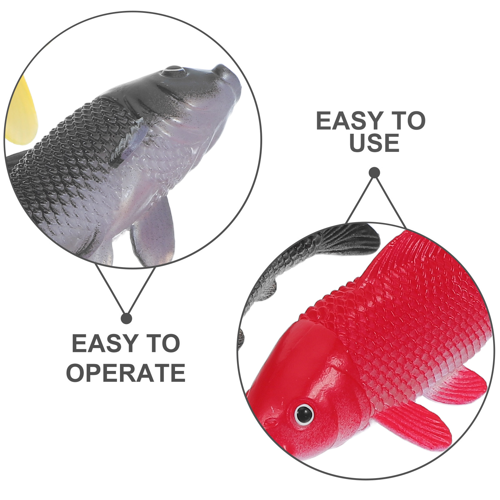 3 個の魚工芸品おもちゃリアルなプラスチック魚の置物人工水槽 - Fish Aquarium Home のレビューと価格