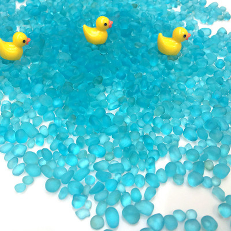 カラフルな石の水槽岩ペット噴水砂庭の装飾ミニチュアテラリウム - Fish Tank Gravel のレビューと価格
