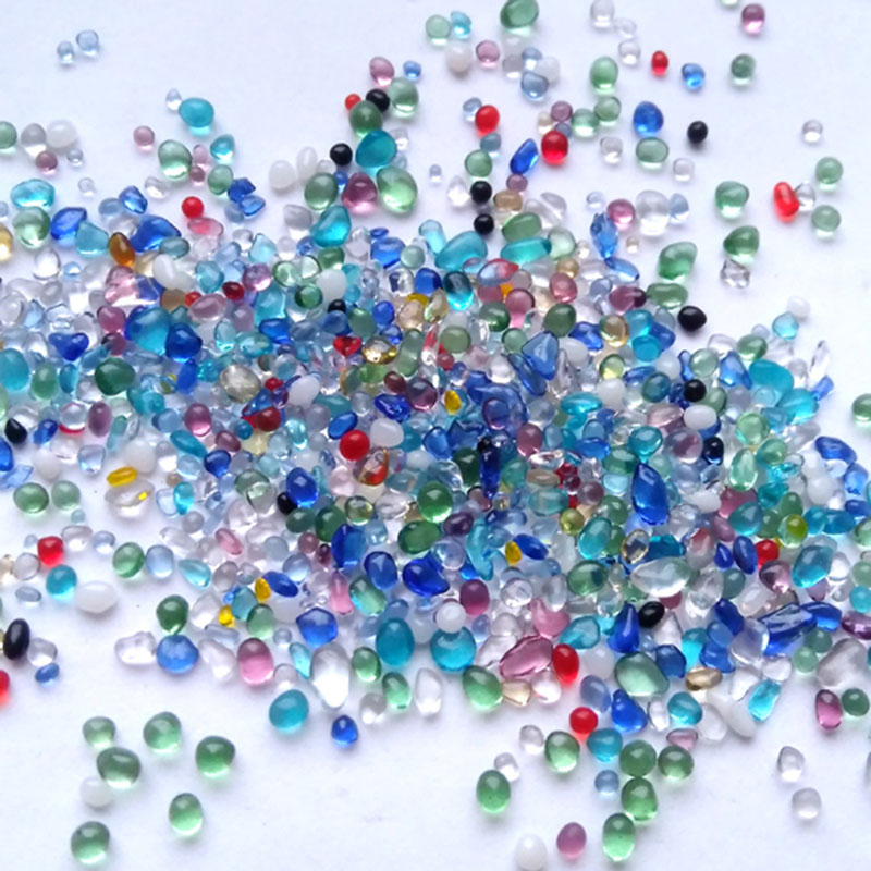カラフルな石の水槽岩ペット噴水砂庭の装飾ミニチュアテラリウム - Fish Tank Gravel のレビューと価格