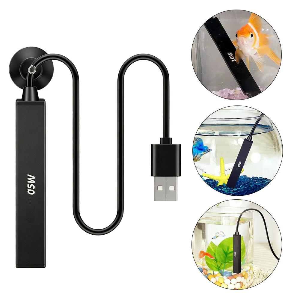ミニ USB 水族館ヒーター 5V 自動定温加熱ロッド小型水 - Betta Fish Tank のレビューと価格