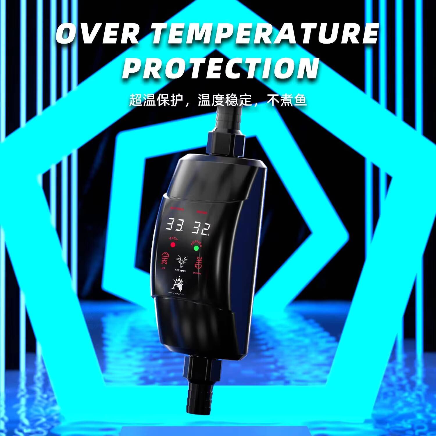 水族館水槽用外部加熱ロッド、調整可能な温度、外部ヒーター、自 - Fish Tank Heater のレビューと価格