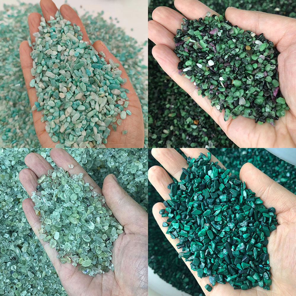 天然石クリスタルミニペリドットアマゾナイトマラカイトチップク - Fish Tank Gravel のレビューと価格