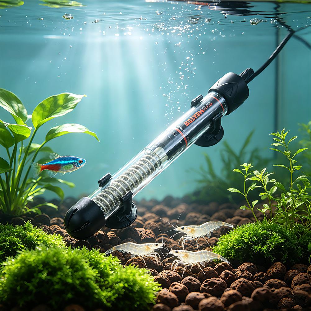 水族館ヒーター自動定温加熱ロッド EU プラグ水槽サーモスタ - Fish Tank Heater のレビューと価格