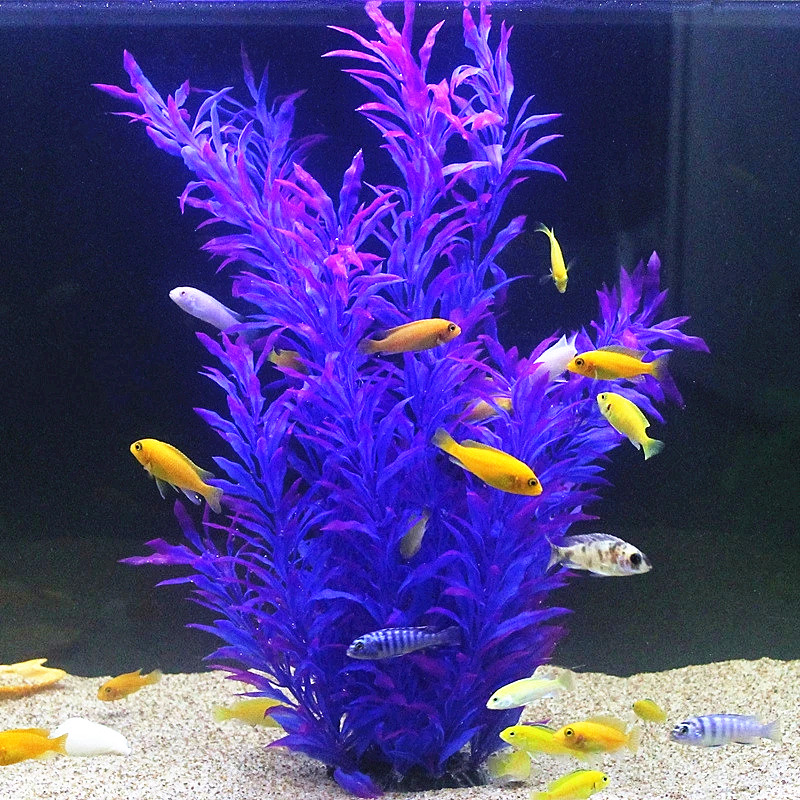 人工水槽50cm,珍しい植物,水族館,偽の竹の葉,水草,プラ - Fish Aquarium Home のレビューと価格