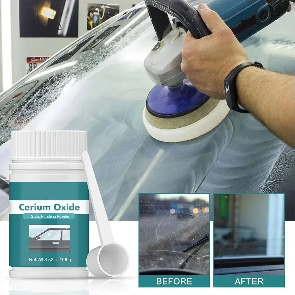 ガラス研磨パウダー、傷取り剤（車のフロントガラス、窓、水槽、 - Aquarium Light のレビューと価格
