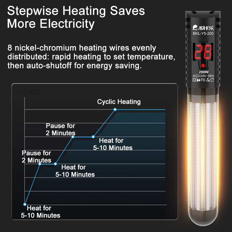 水族館ヒーター水槽 LCD ディスプレイデジタルサーモスタッ - Fish Tank Heater のレビューと価格