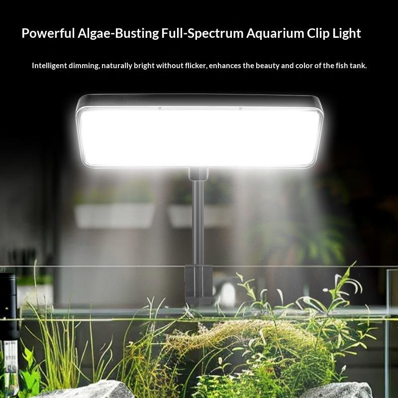 フルスペクトルLED水槽ライト 360度調整可能 タイマー付 - Aquarium Light のレビューと価格