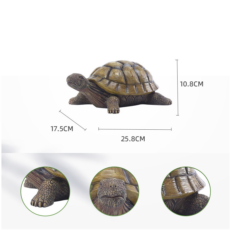 樹脂製のカメの彫刻,家の装飾,かわいいカメの飾り,屋外の庭, - Fish Aquarium Home のレビューと価格