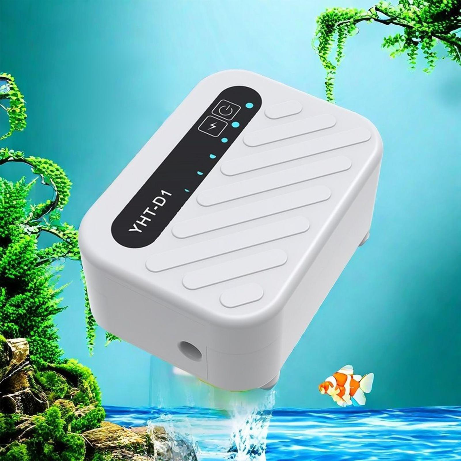 水族館エアポンプ静かなポータブル水族館エアレーター USB  - Aquarium Pump のレビューと価格
