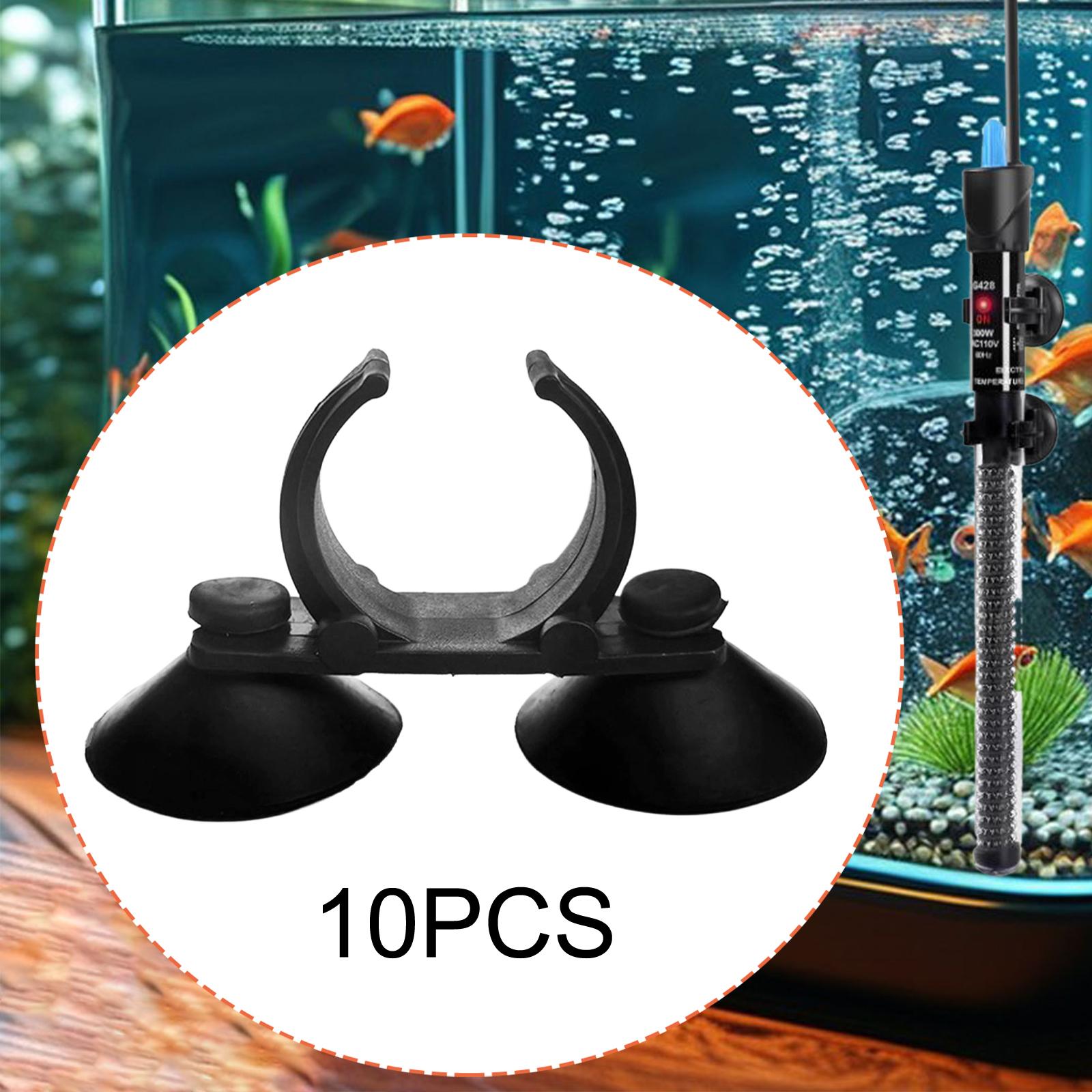10個入り水槽ヒーター吸盤クリップクランプ実用的な加熱棒ホル - Fish Tank Heater のレビューと価格