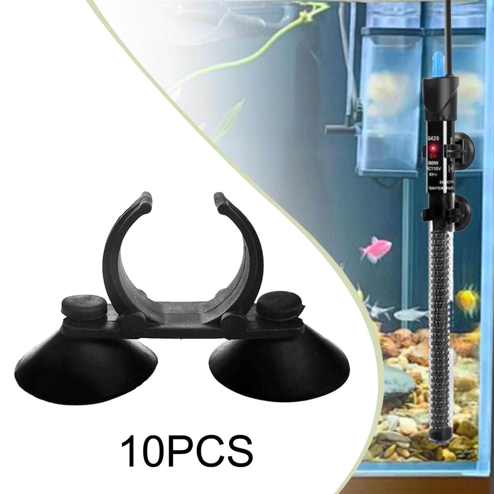 10個入り水槽ヒーター吸盤クリップクランプ実用的な加熱棒ホル - Fish Tank Heater のレビューと価格